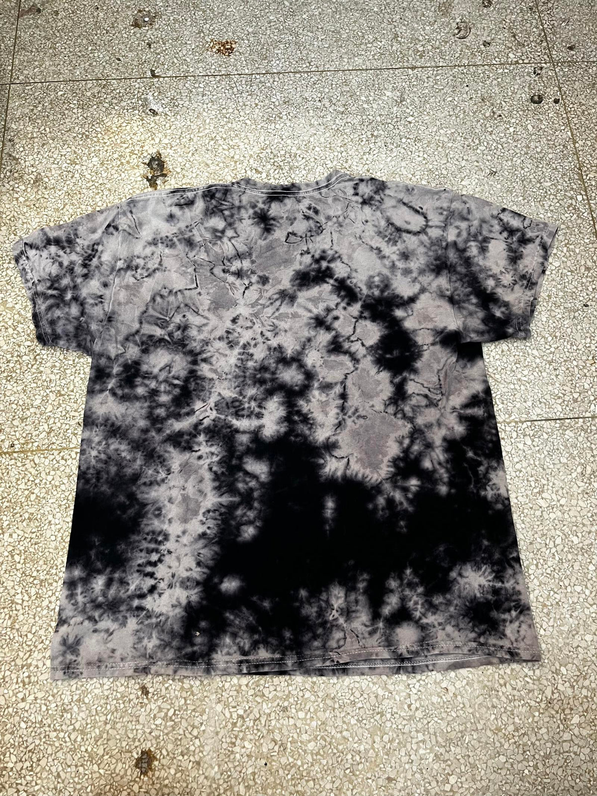 ACDC Preowned Large Tie Dye Band T-shirt