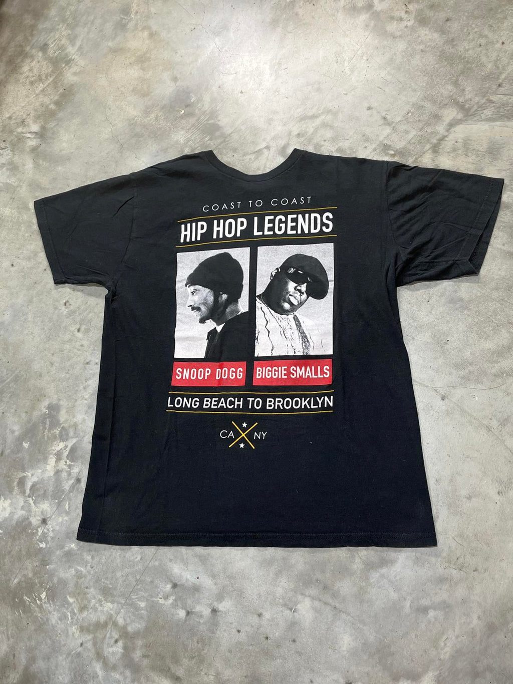 Hip Hop Legends Snoop Dogg Biggie Preowned XL T-shirt