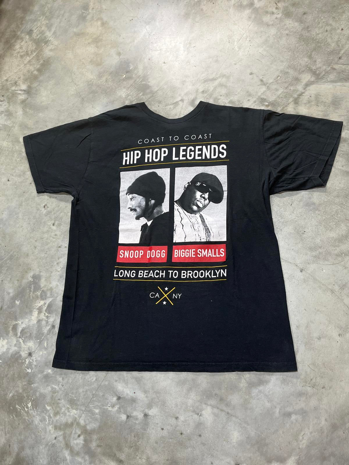Hip Hop Legends Snoop Dogg Biggie Preowned XL T-shirt