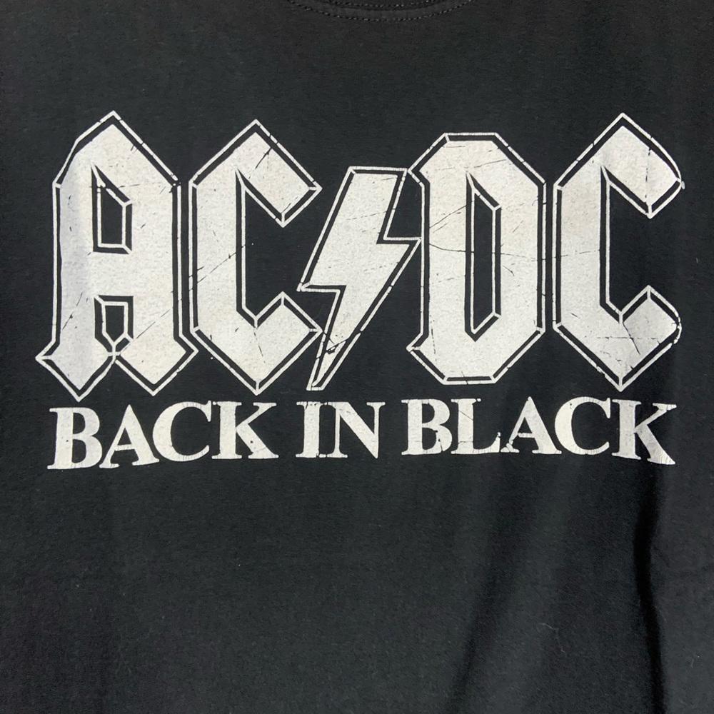 ACDC medium black graphic vintage T-shirt