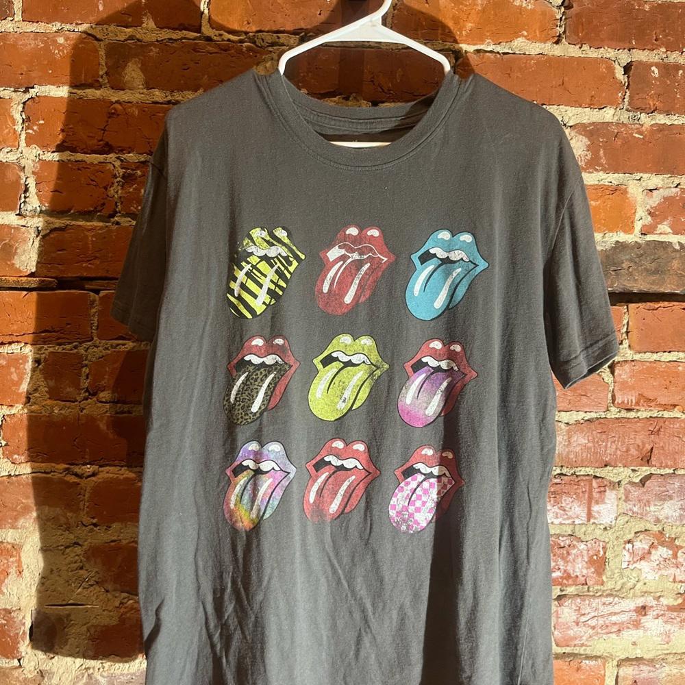 Rolling Stones xlarge grey graphic vintage preowned tshirt