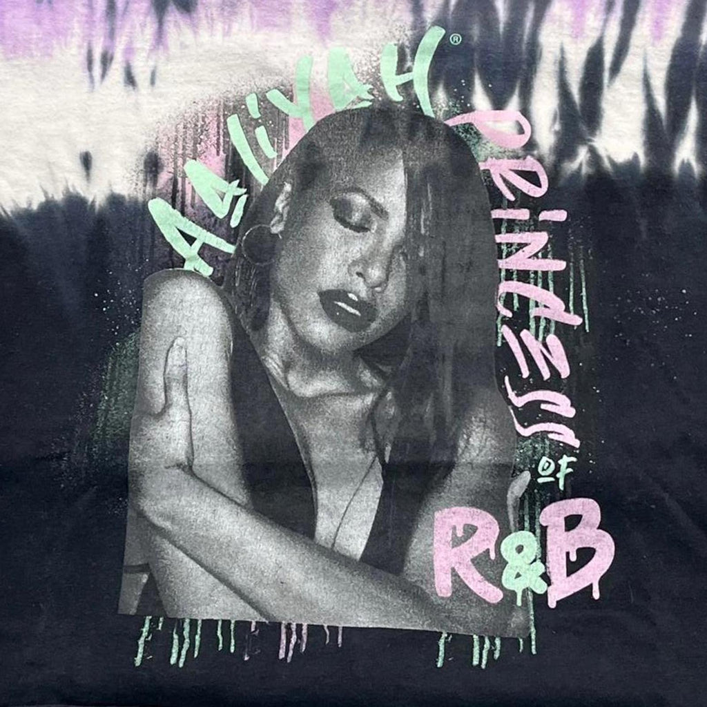 Aaliyah Preowned Medium Tie Dye Cropped T-shirt