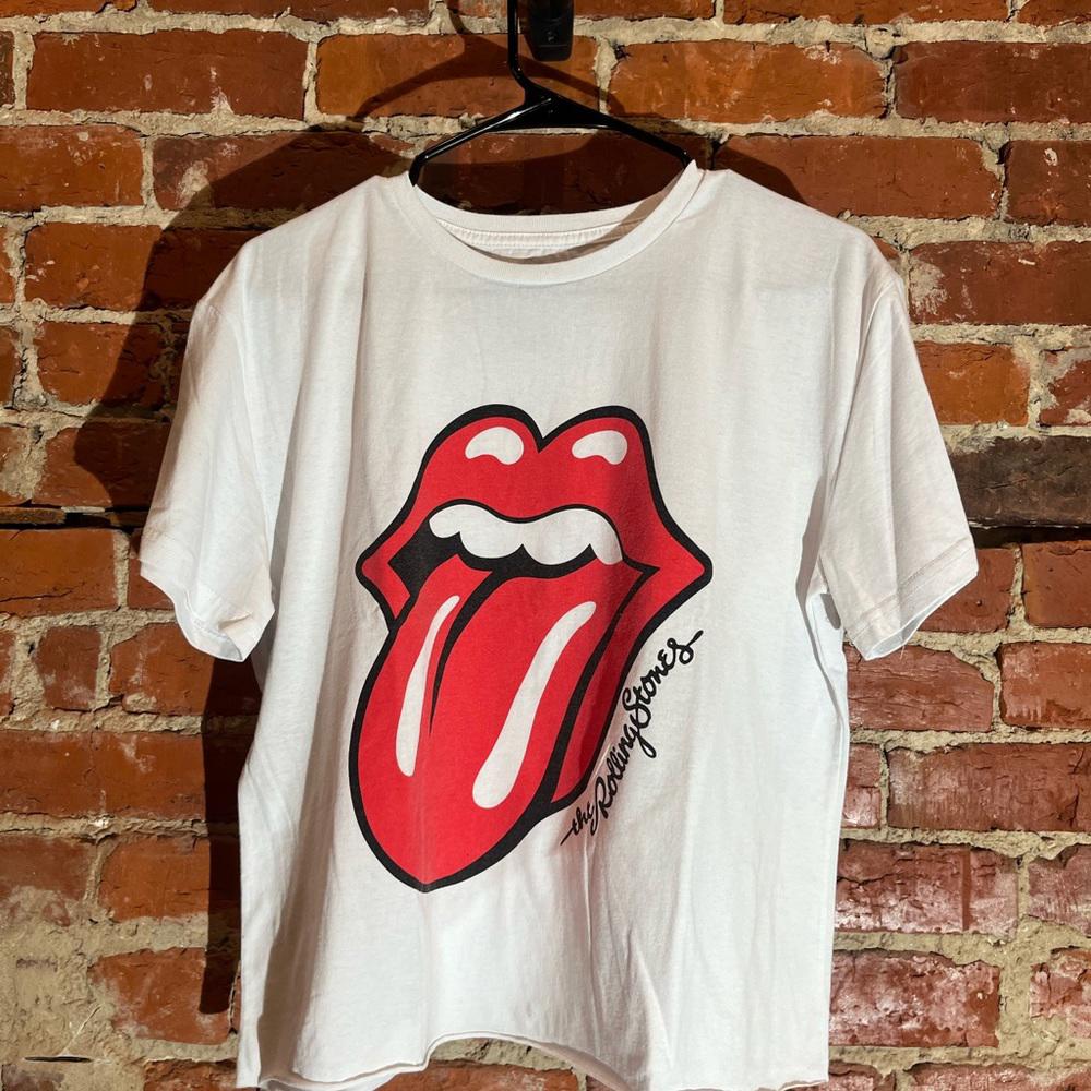 Rolling Stones xlarge white graphic vintage preowned tshirt