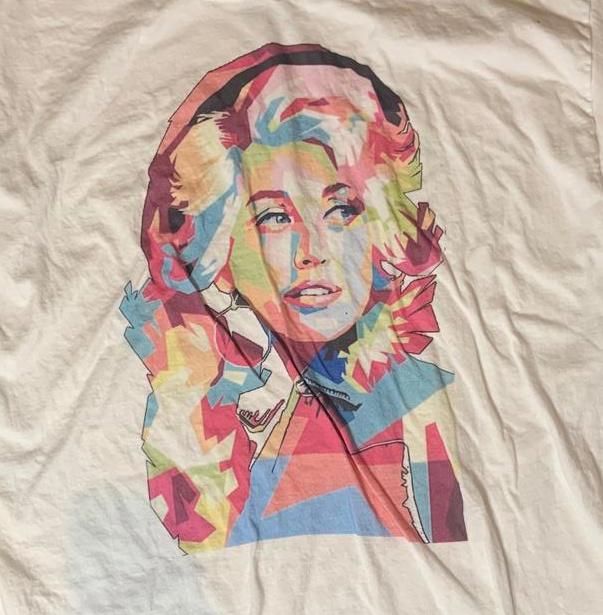 Dolly Parton PreOwned White XXL Shirt