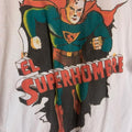 El superhombre 2XLarge white graphic preowned T-shirt