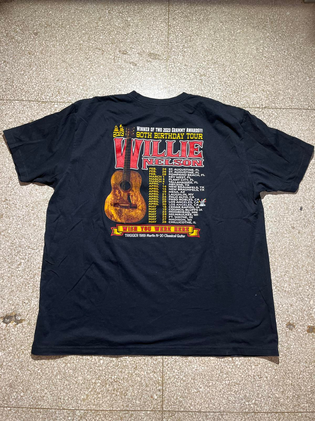 Willie Nelson preowned 3XLarge Band T-shirt