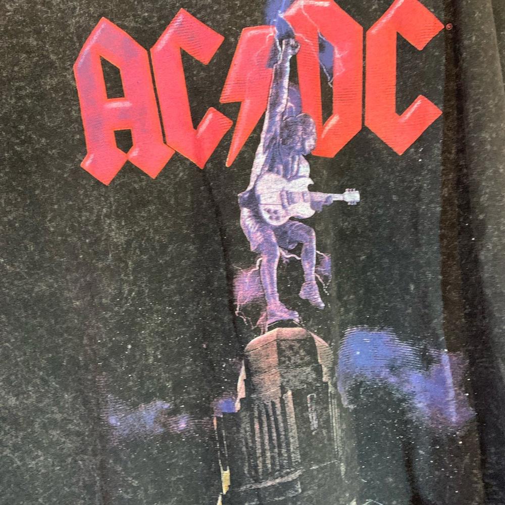 ACDC medium black graphic vintage T-shirt
