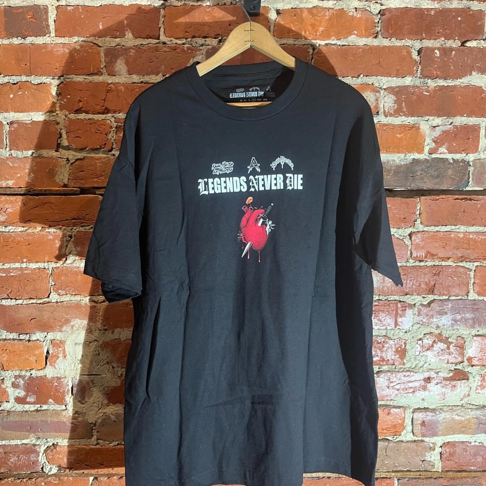 Real hasta la muerte xlarge black graphic vintage preowned tshirt