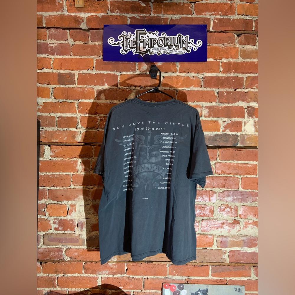 Bob jovi 2XLarge black graphic vintage T-shirt a4