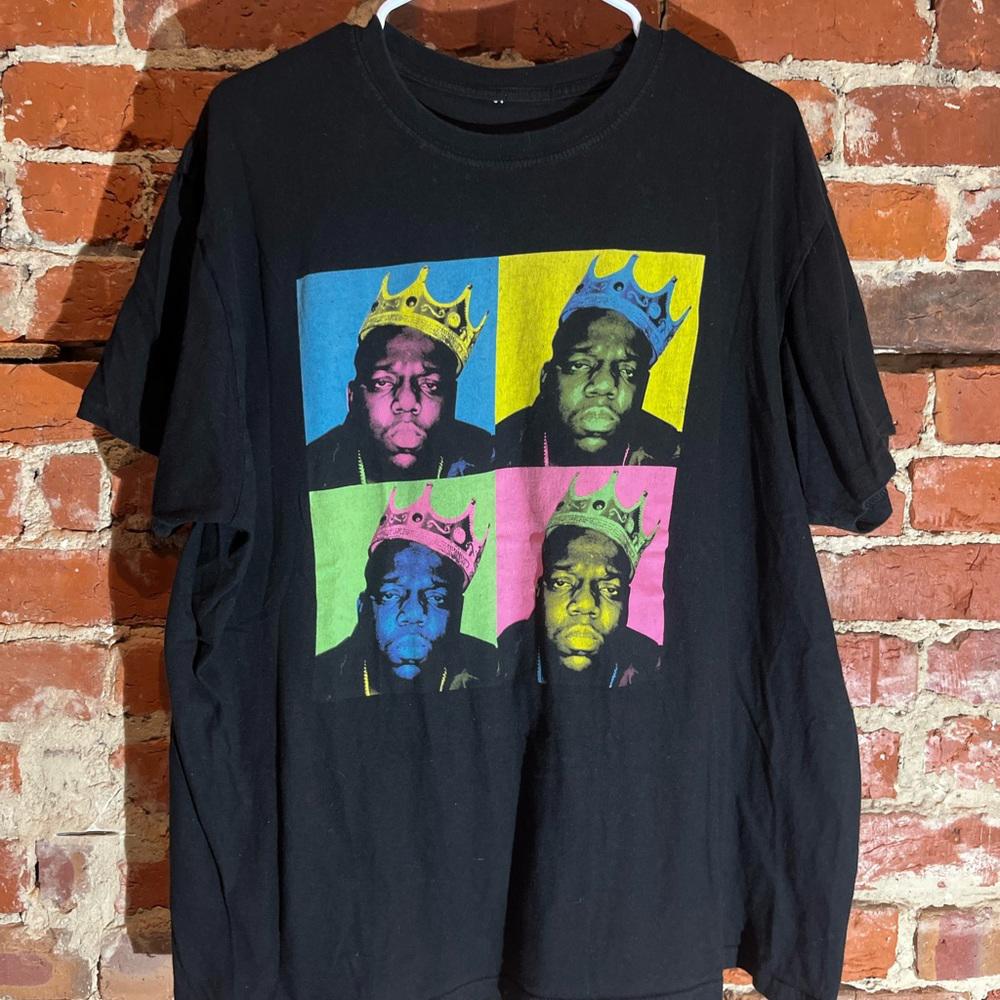 Biggie smalls 2xlarge black graphic vintage preowned tshirt