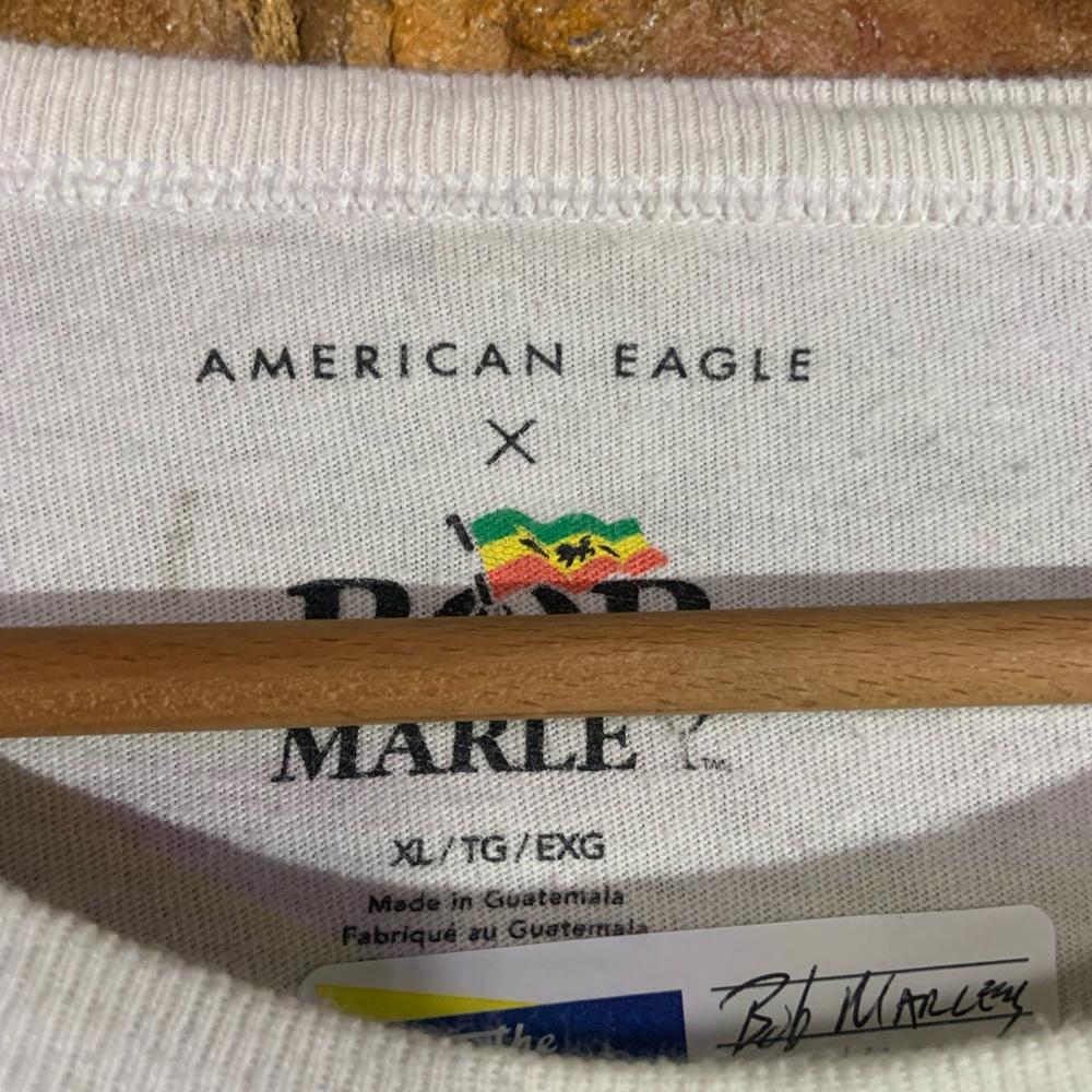 Bob Marley Xlarge white graphic T-shirt