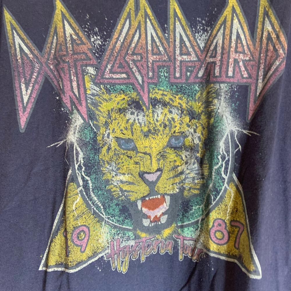 Def Leppard 3xlarge blue graphic preowned T-shirt