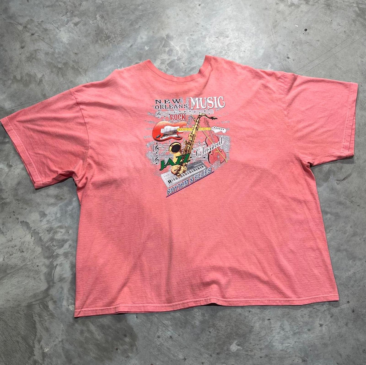 New Orleans Music Preowned 3XL Band T-shirt