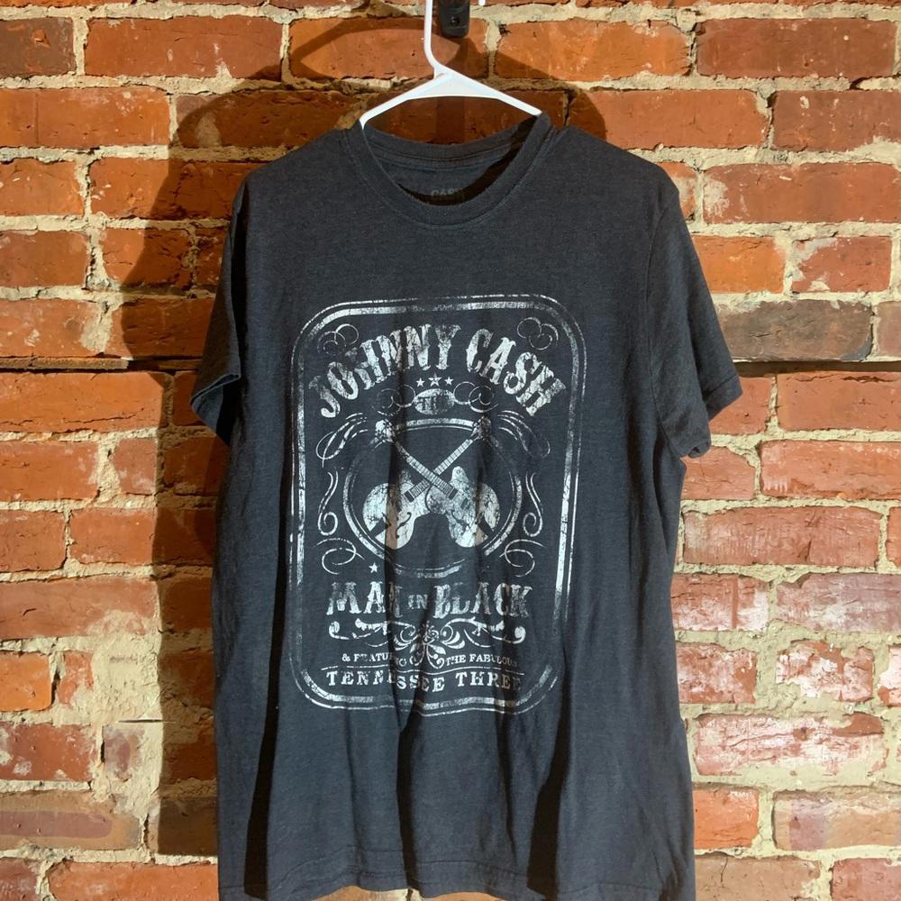 Johnny cash xlarge black graphic vintage T-shirt