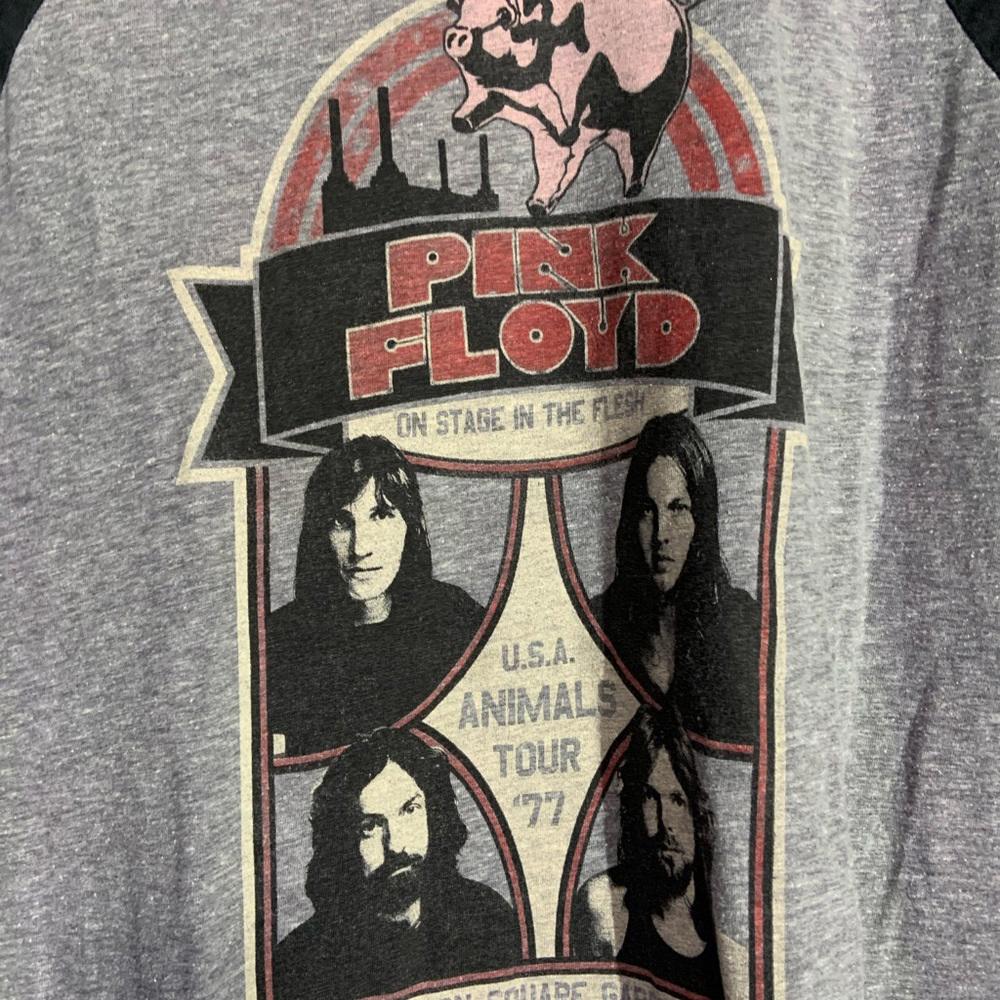 Pink Floyd grey baseball length Xlarge gray graphic vintage T-shirt