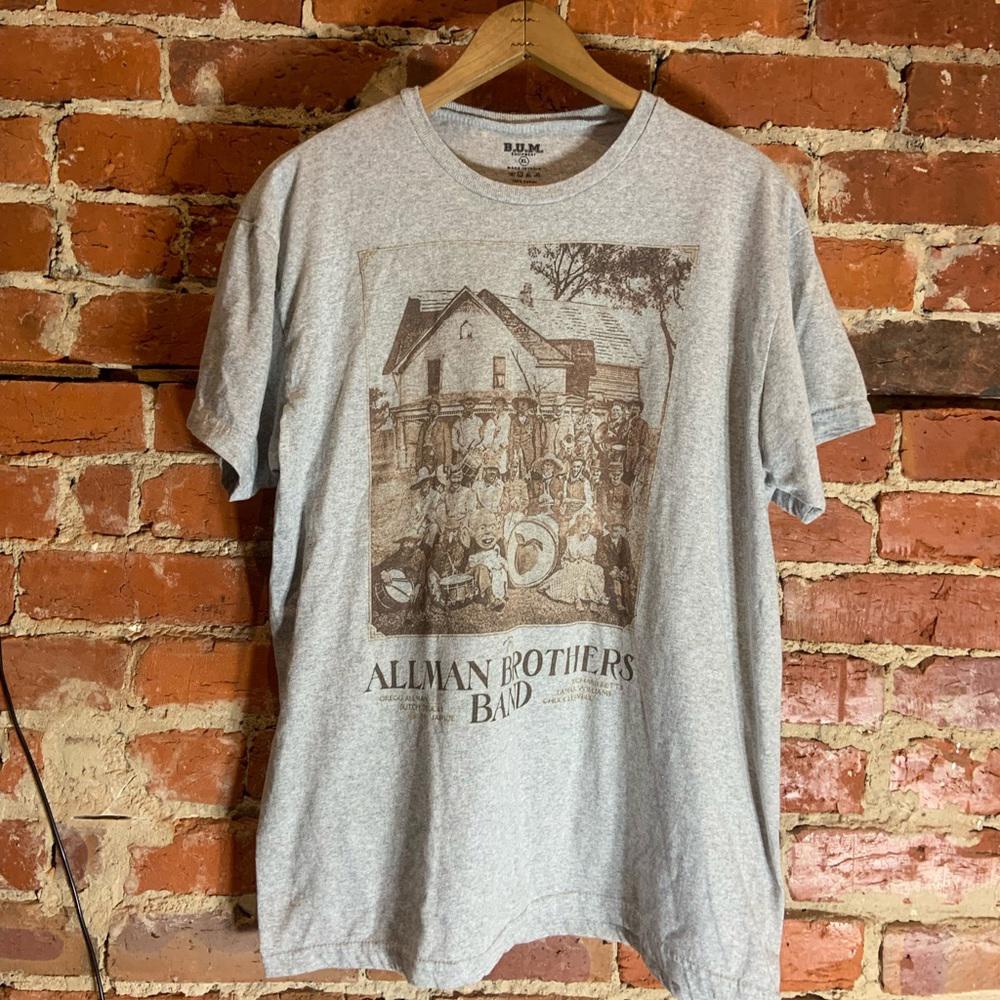 Allman brothers Xlarge grey graphic preowned T-shirt