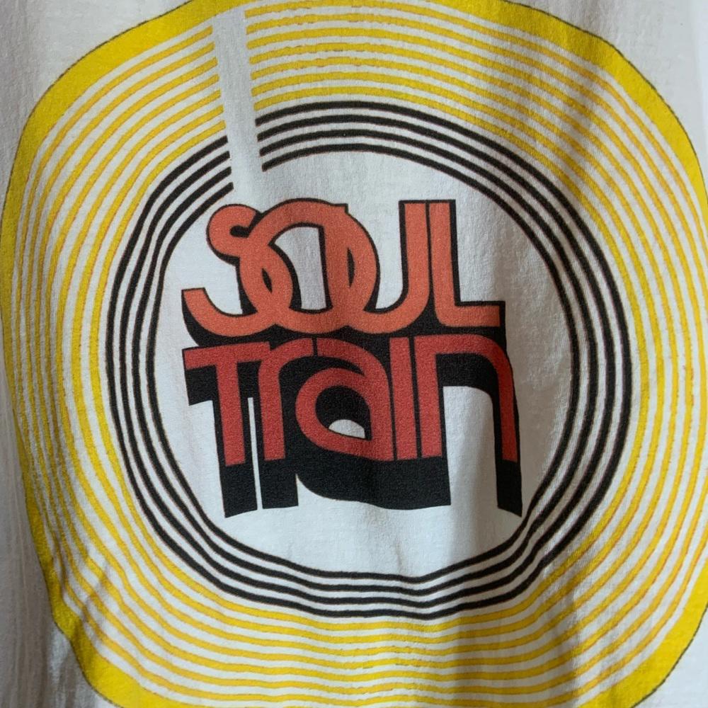 Soul train ladies 3xlarge white graphic preowned T-shirt