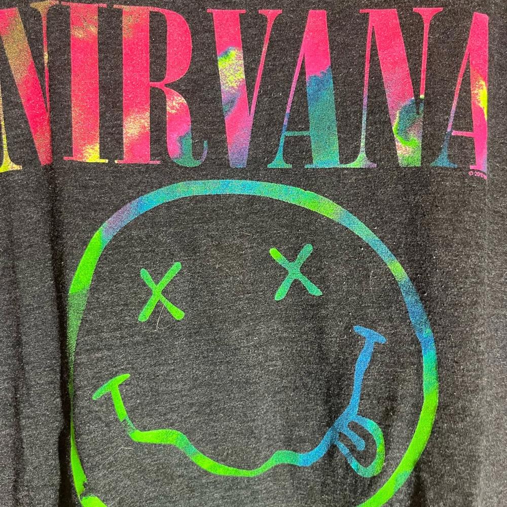 Nirvana xlarge black graphic vintage preowned tshirt