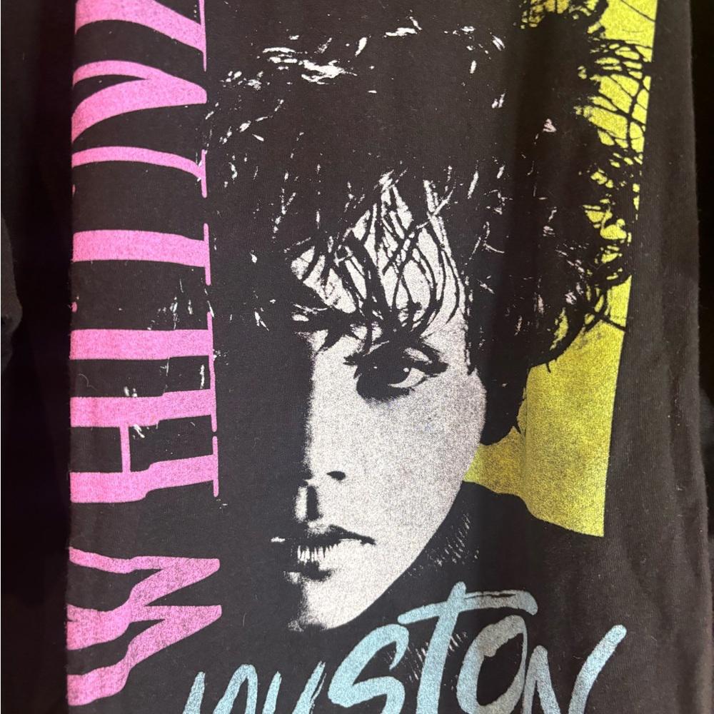 Whitney Houston 2xlarge black graphic vintage preowned tshirt