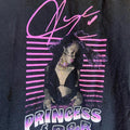 Aaliyah large black graphic preowned T-shirt