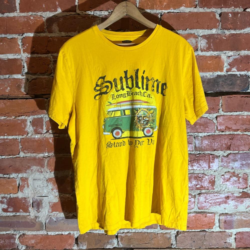 Sublime xlarge yellow graphic vintage preowned tshirt