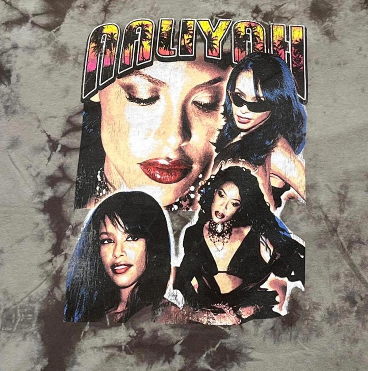 Aaliyah Preowned XL Tie Dye T-shirt