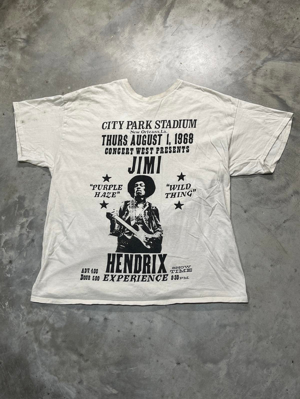 Jimi Hendrix NOLA Preowned XL T-shirt