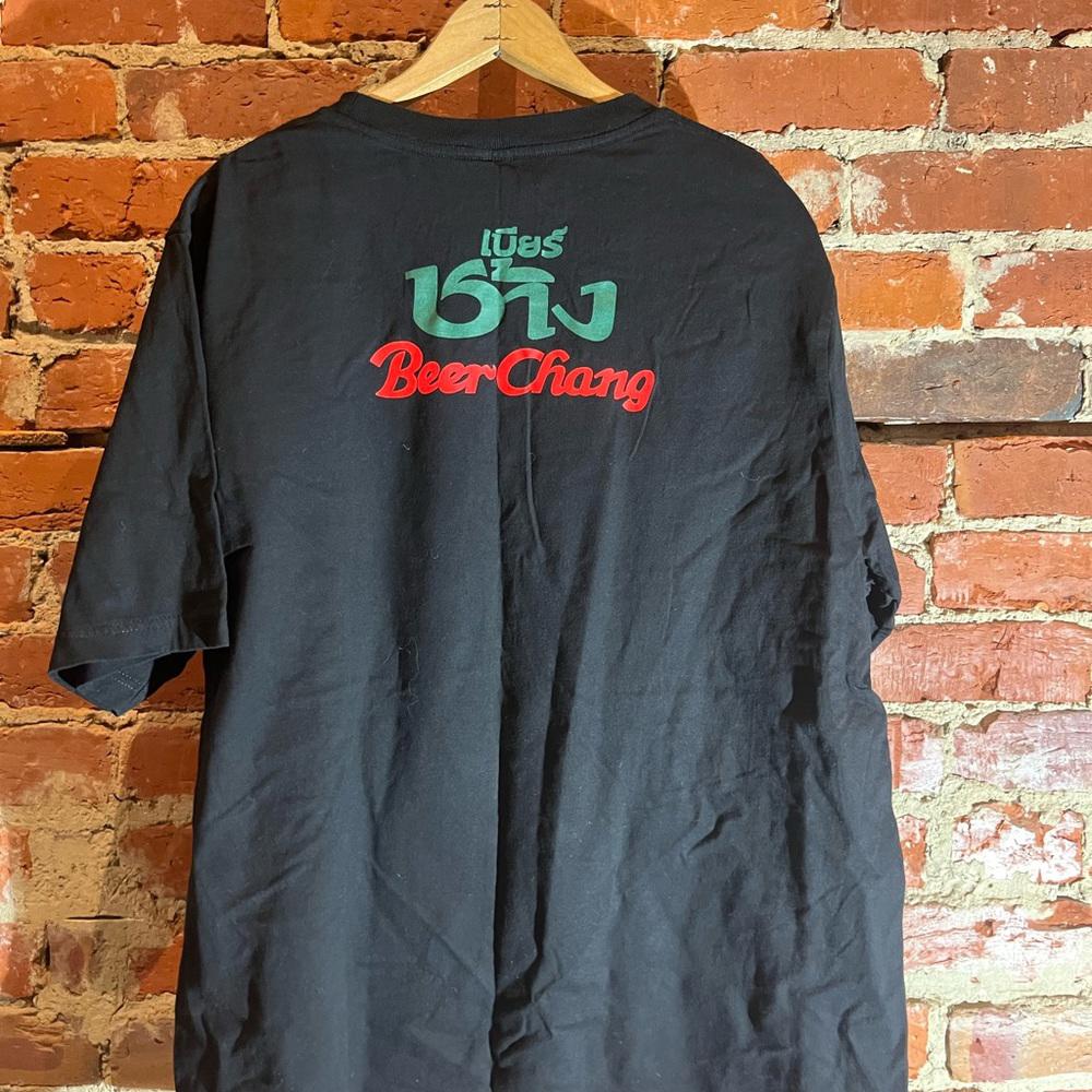 Beer Chang 2xlarge black graphic vintage preowned tshirt