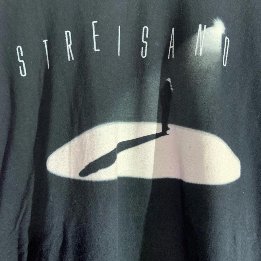 Barbara Streisand Xlarge black graphic vintage T-shirt