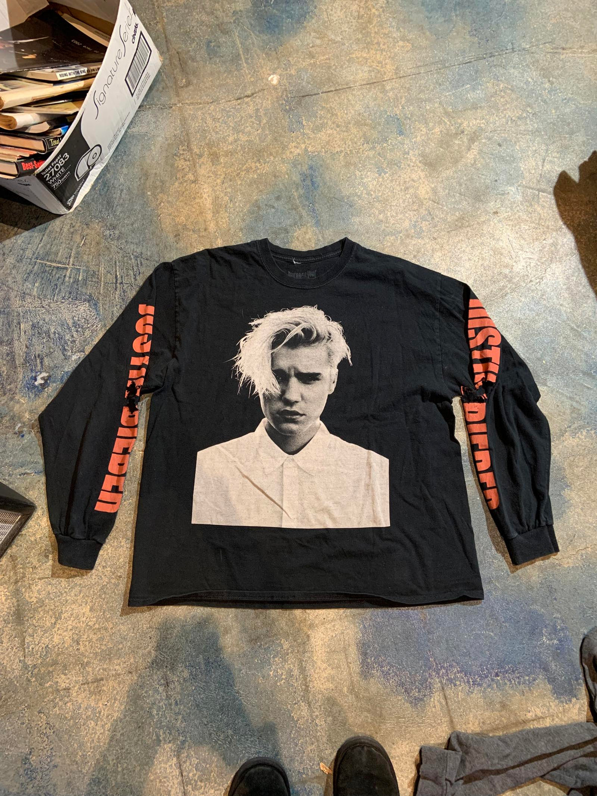 Justin Bieber Preowned XLarge Long Sleeve T-shirt