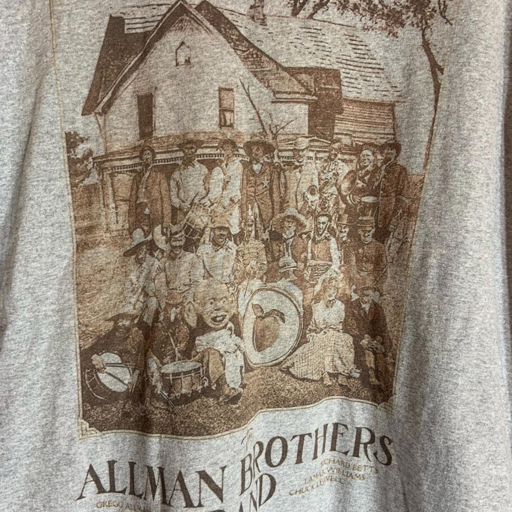 Allman brothers Xlarge grey graphic preowned T-shirt