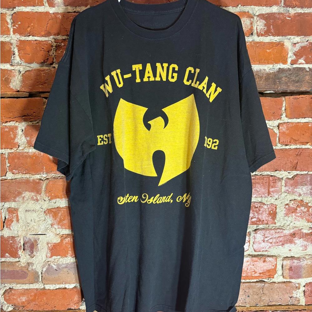 Wu tang 2xlarge black graphic vintage preowned tshirt