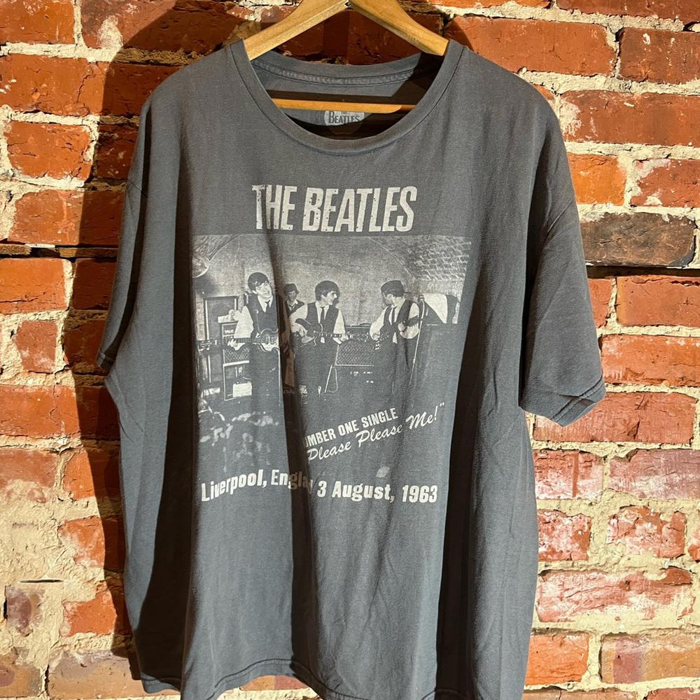 The Beatles xlarge grey graphic vintage preowned tshirt