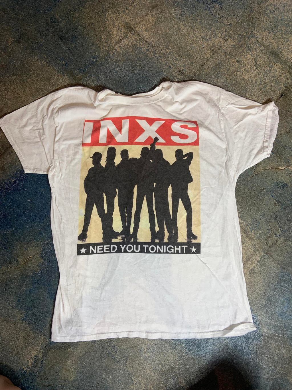 INXS PreOwned XL White Shirt