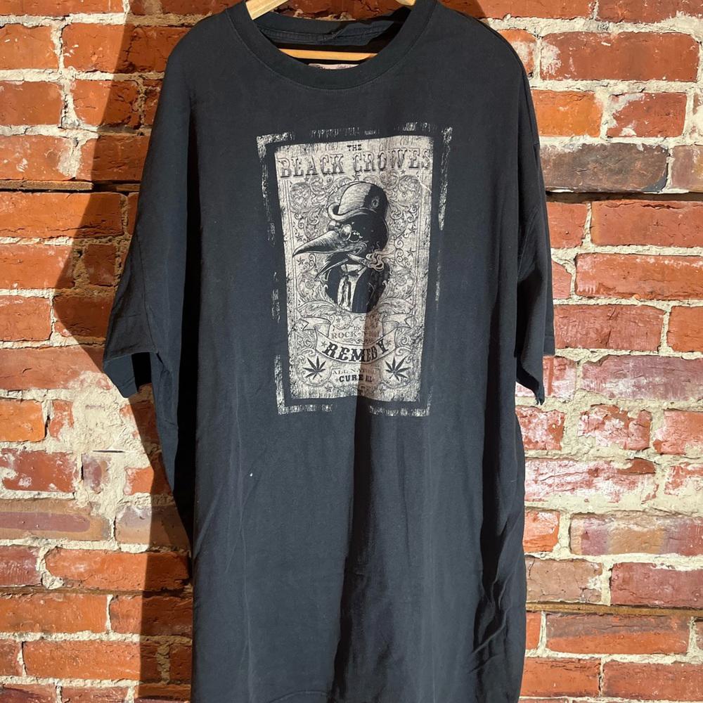 Black crowes 3xlarge black graphic vintage preowned tshirt