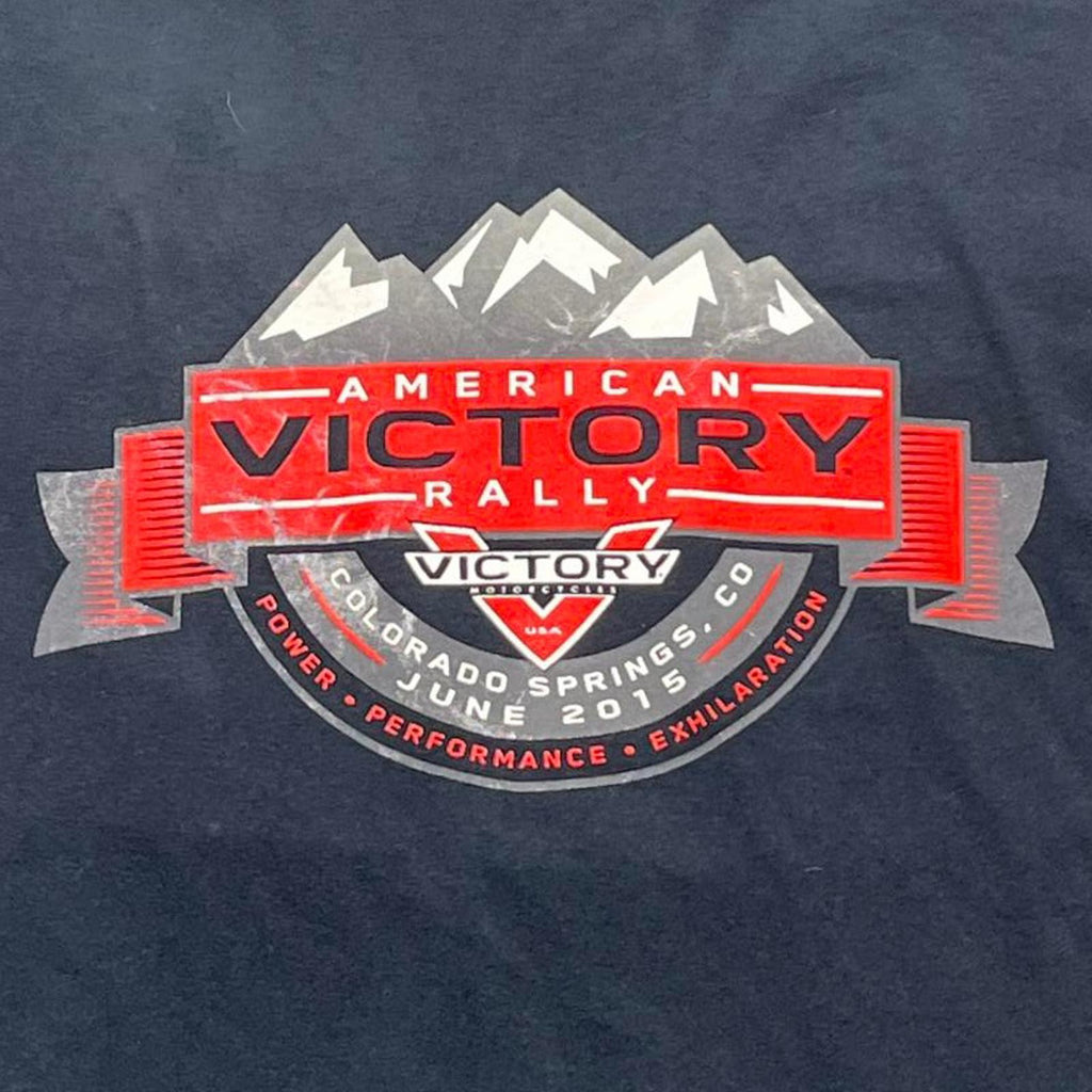 2015 American Victory Rally Preowned Large Graphic T-shirt
