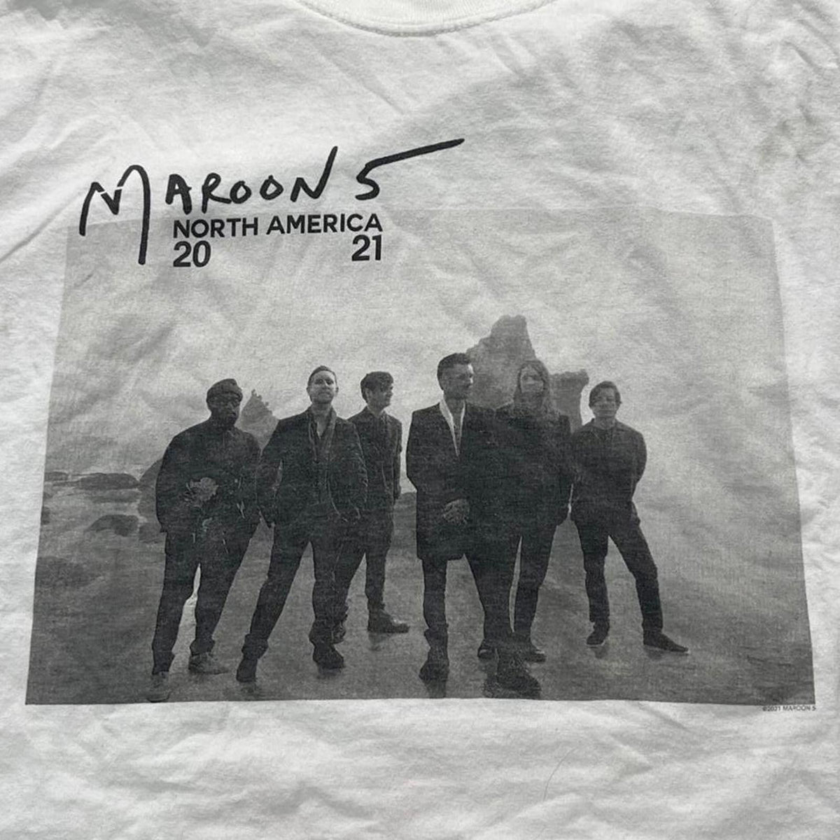 Maroon 5 Preowned XL Cropped T-shirt