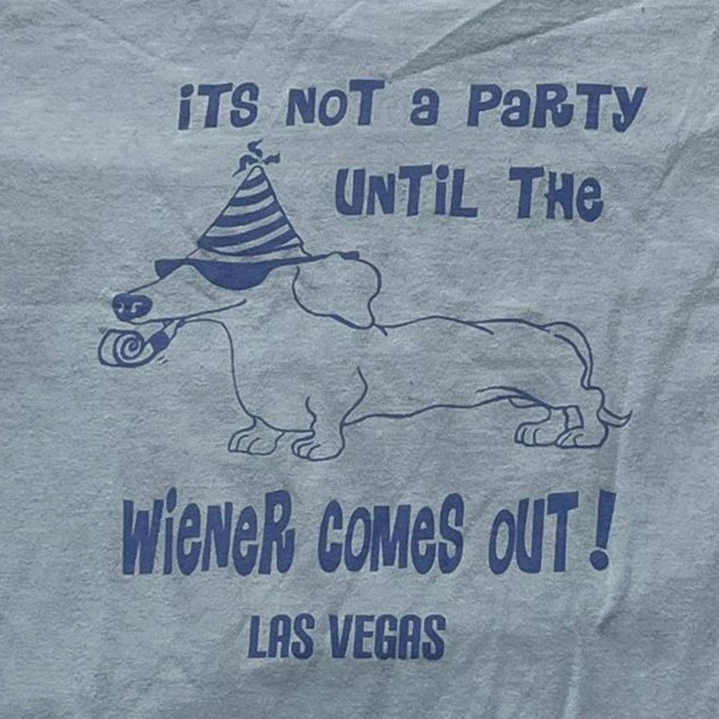 Las Vegas Wiener Party Preowned Medium T-shirt
