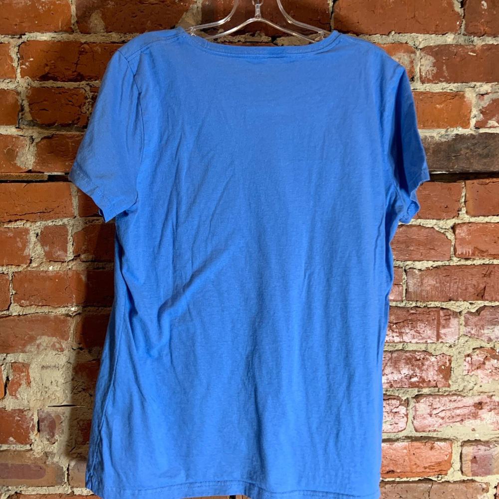 Soul train ladies 2XLarge blue graphic preowned T-shirt