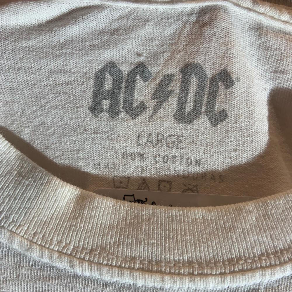 ACDC large white graphic vintage T-shirt