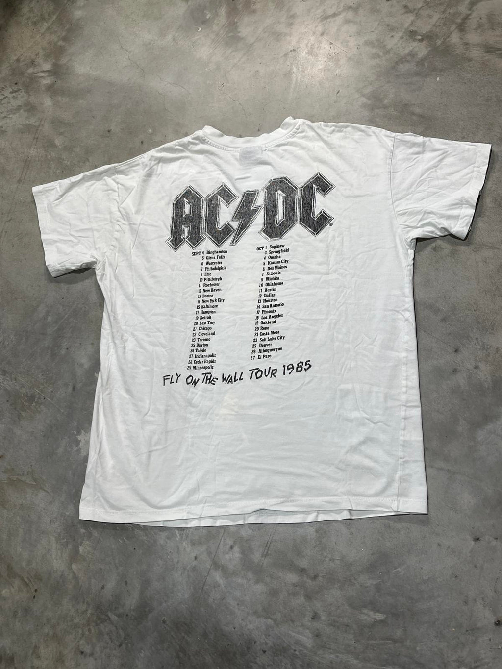 ACDC Preowned Medium Band T-shirt