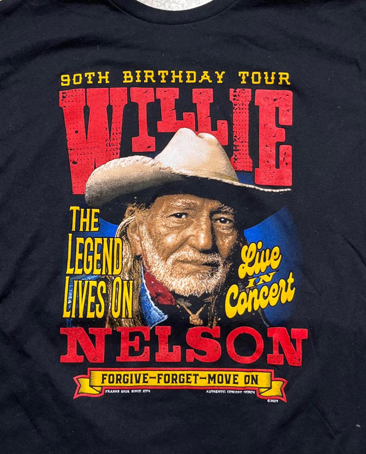 Willie Nelson preowned 3XLarge Band T-shirt