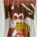 Kiss Xlarge white graphic preowned T-shirt