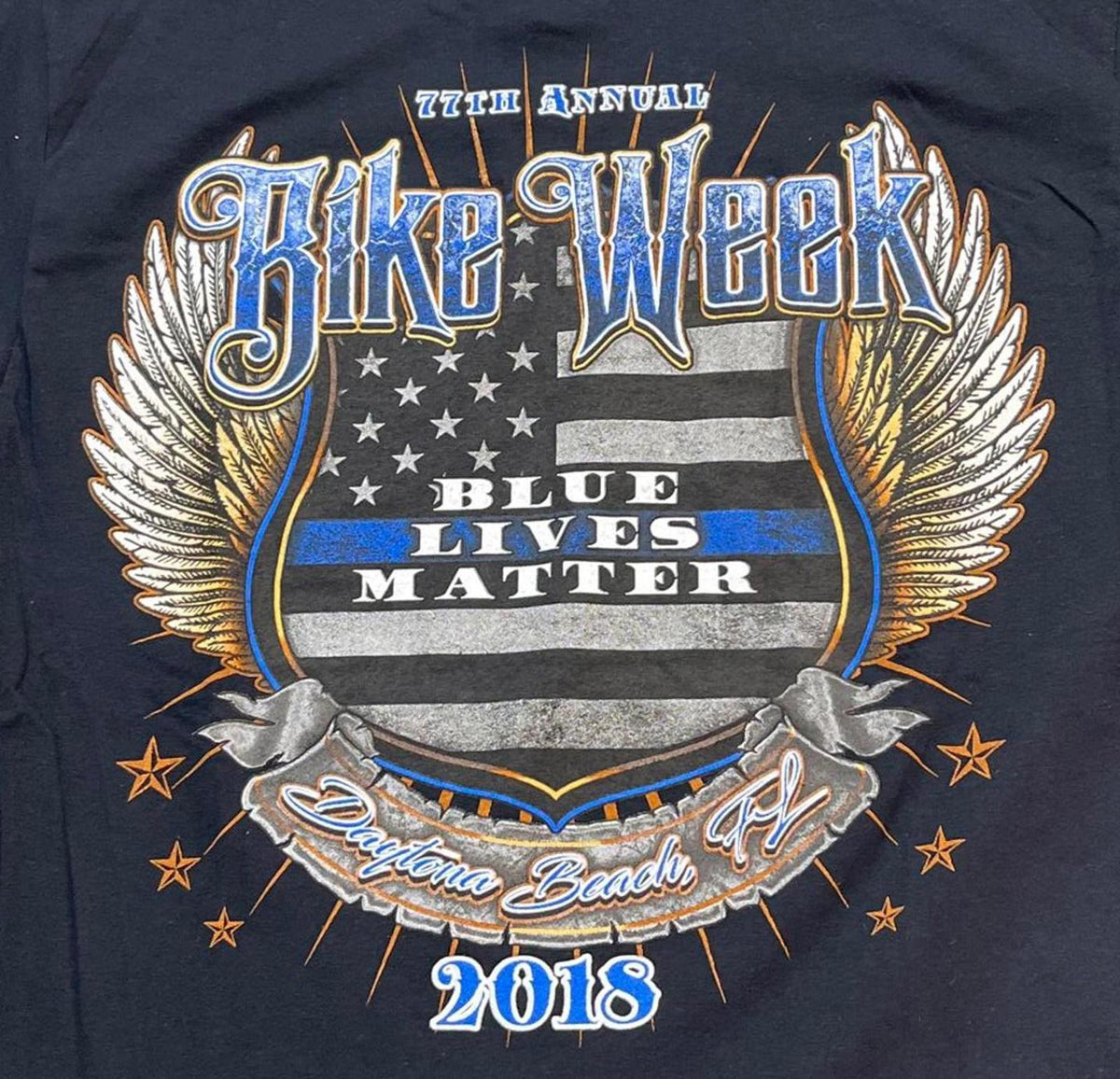 Bike Week Daytona Beach 2018 Preowned Medium T-shirt