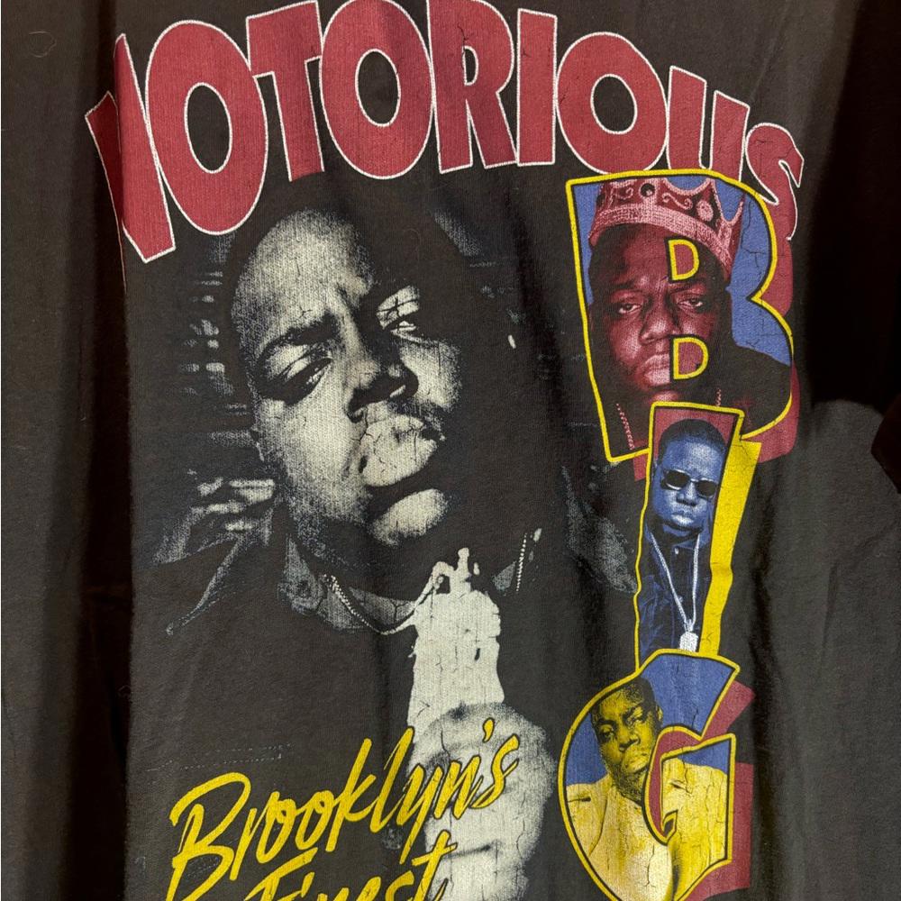 Biggie smalls 2xlarge black graphic vintage preowned tshirt