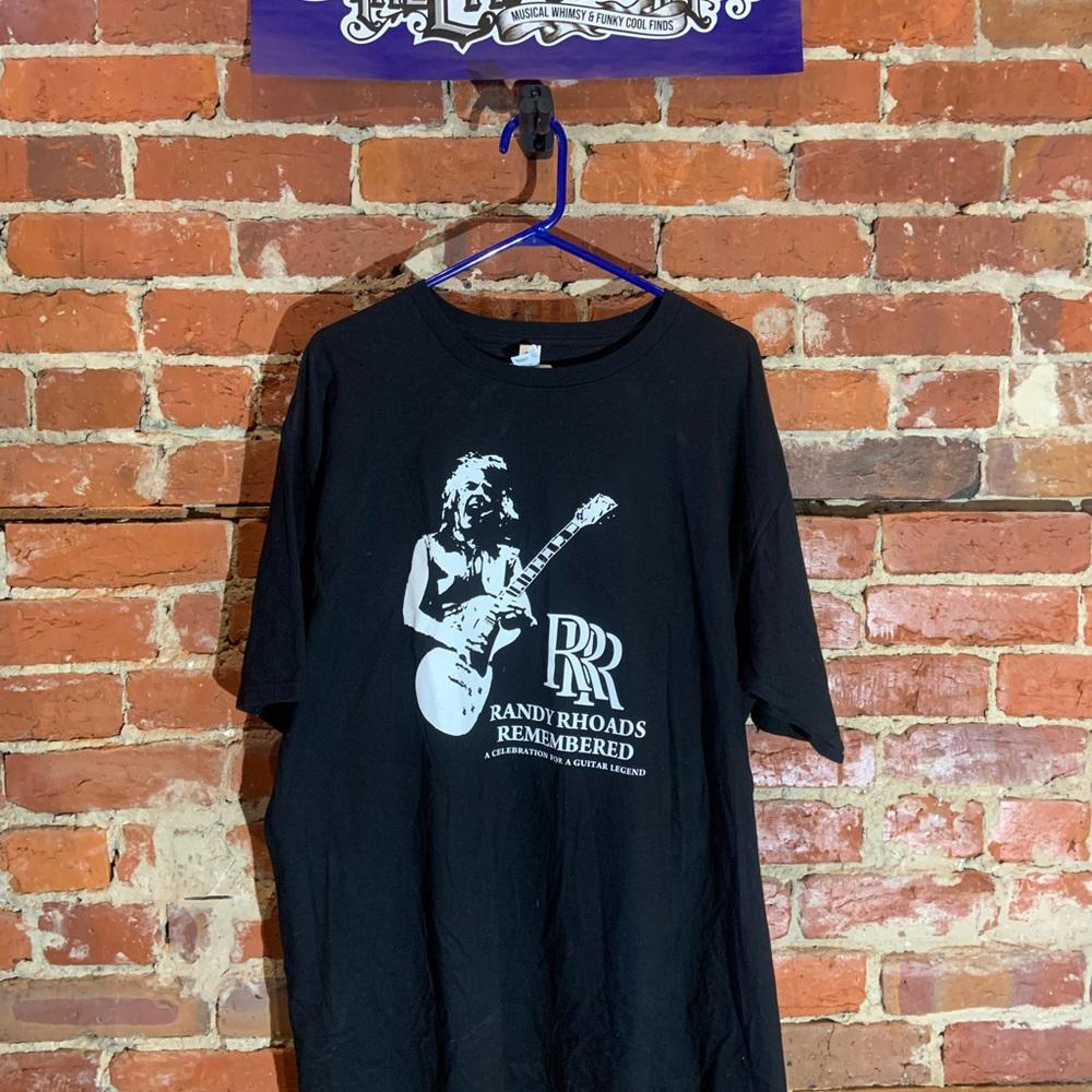 Randy Rhoads 2XLarge black graphic vintage T-shirt