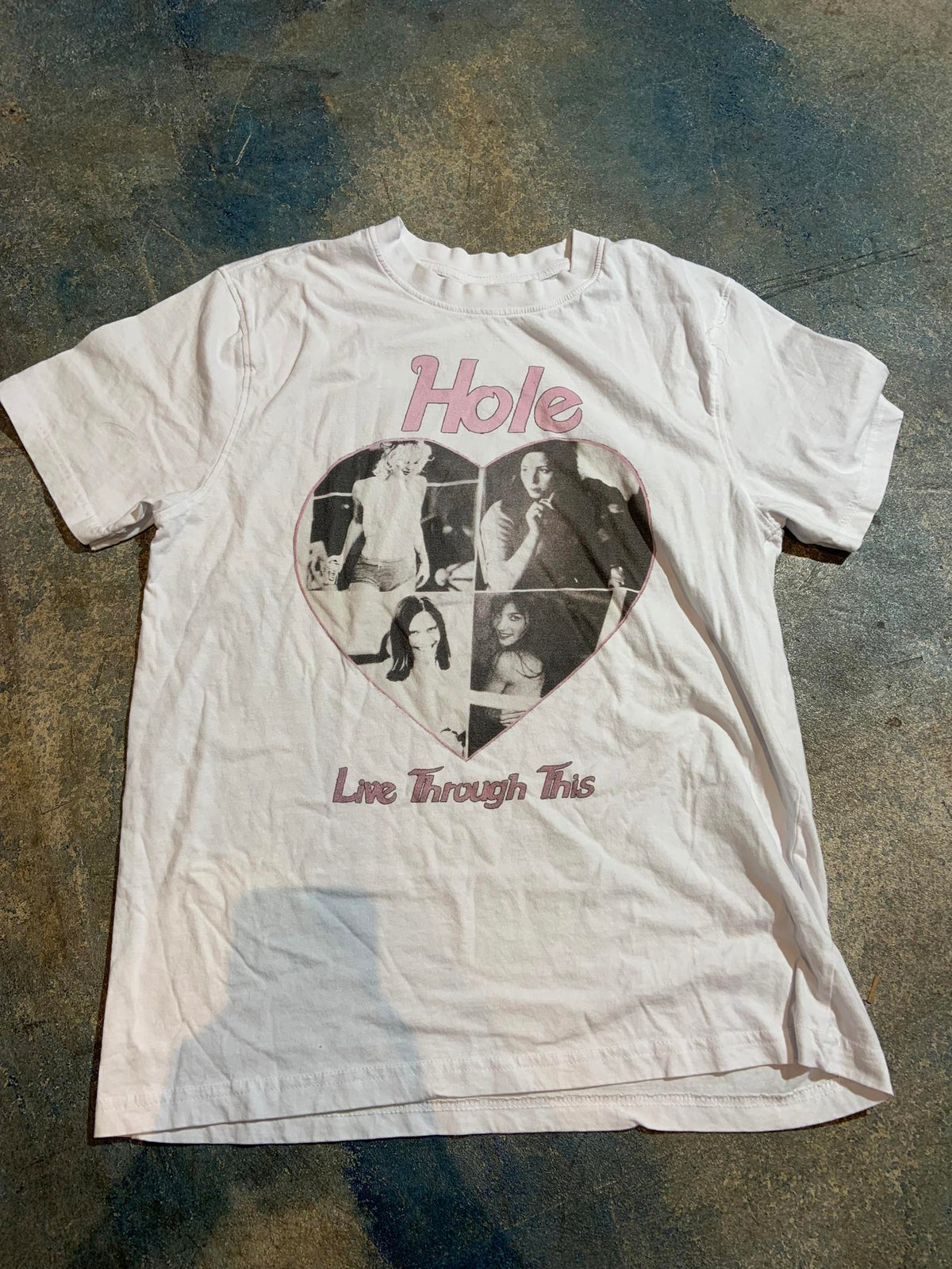 Hole PreOwned Medium Band TShirt