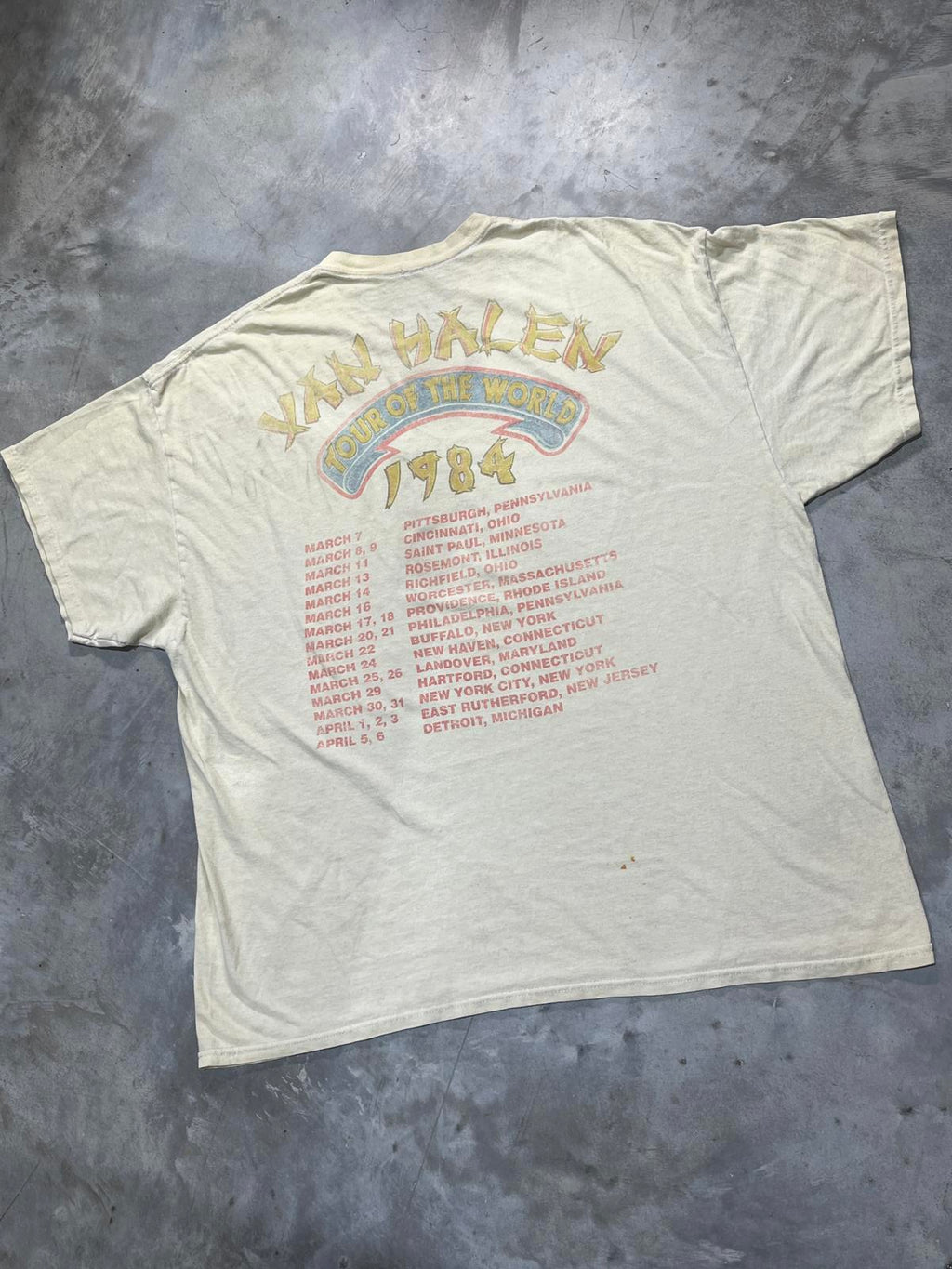 Van Halen Preowned 2XL Band T-shirt