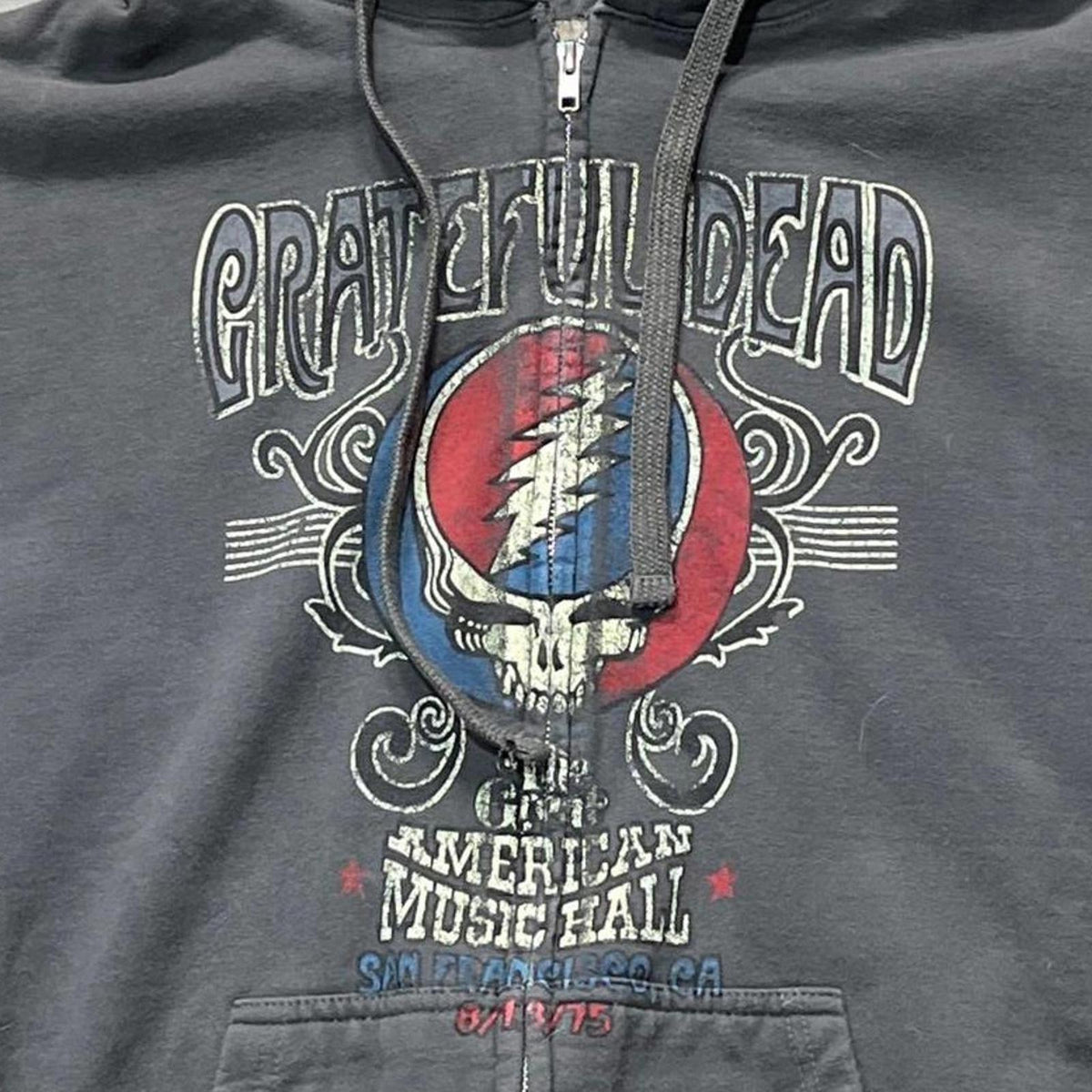 Grateful Dead Preowned XL Zip Up Hoodie