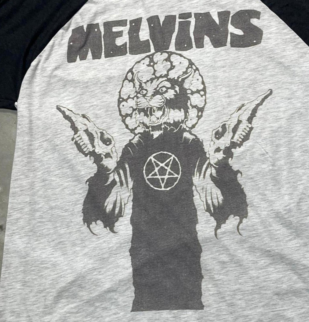 Melvins Preowned XL 3/4 Sleeve T-shirt